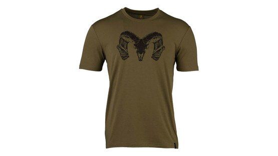 The Browning Ram Performance Camp T-Shirt is the perfect addition to your outdoor wardrobe, made with high-quality materials.